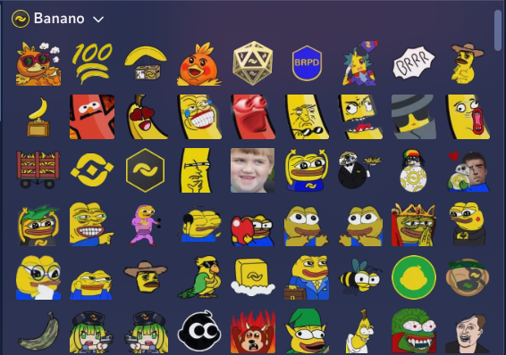 Banano Server Reactions