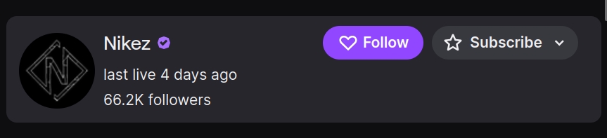 Nikez on Twitch